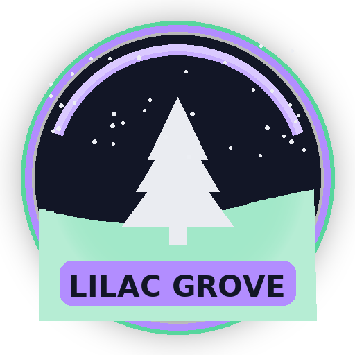 Lilac Grove + Forest Violet — Dark Themes